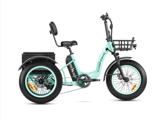 LLama CyberTrik-CT12 eTrike USA Best Seller Electric Tricycle - Top Speed 20mph ( Pre-Sale ) | UL Safety Certified - LLAMA